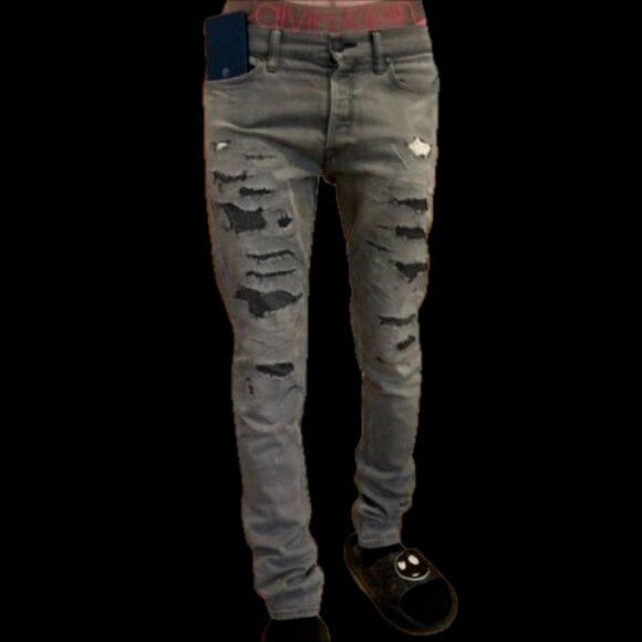 John Elliott Other - john elliott CAST 2 NWOT GRAY 30W Distressed Men Jeans Japanese Selvedge Denim